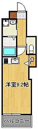 MDIフォレストガーデン三ケ森 ワンルームの間取図画像