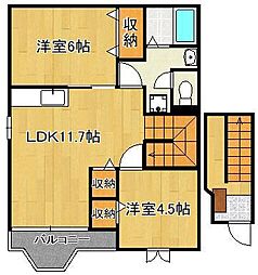 シャルマンハイツA 2階