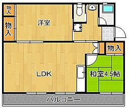 ヴィラナリー中間II 1号棟 5階/-