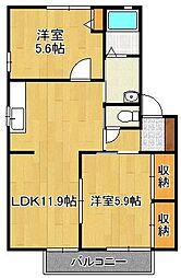 リベール伊左座　A 2階