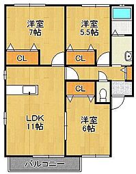 コーポ日栄　Ｂ棟（宮田） 2階