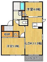 三洋タウン岡垣D 1階