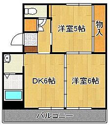 ヴィラナリー中間I 6号棟 1階
