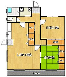 吉田アパート(直方市) 1階