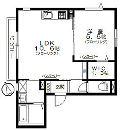 Ｃａｓａ　Ｓｕｍｉ 3階1LDKの間取り