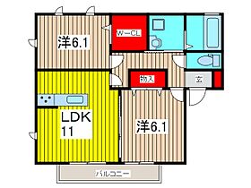 ラフレ仲道F 201 ｜ 埼玉県川口市大字石神（賃貸アパート2LDK・2階・55.47㎡） その2