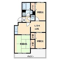 ヴァンベール富士美 305 ｜ 埼玉県さいたま市南区大字大谷口（賃貸アパート3LDK・3階・65.44㎡） その2