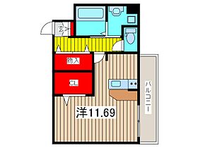 K・Uアイリス 207 ｜ 埼玉県川口市大字里（賃貸マンション1R・2階・35.55㎡） その2