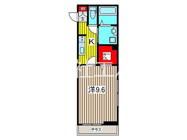 コンフォール戸田公園 101｜埼玉県戸田市上戸田２丁目(賃貸アパート1K・1階・32.43㎡)の写真 その2