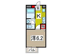 ミンティア 105 ｜ 埼玉県蕨市中央４丁目（賃貸アパート1K・1階・23.18㎡） その2