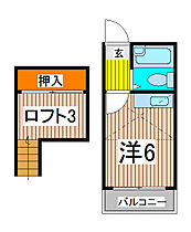 サークルワン 207 ｜ 埼玉県川口市大字芝（賃貸アパート1R・2階・16.30㎡） その2