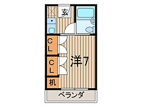 シャン・ド・マルス 201 ｜ 埼玉県川口市西青木３丁目（賃貸アパート1K・2階・18.90㎡） その2