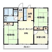 上青木ハイリーハイツ 302 ｜ 埼玉県川口市上青木４丁目5-1（賃貸マンション3LDK・3階・63.47㎡） その2