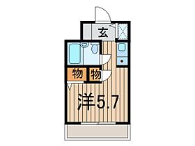 ジョイフル戸田公園 304 ｜ 埼玉県戸田市上戸田３丁目（賃貸マンション1R・3階・16.12㎡） その2