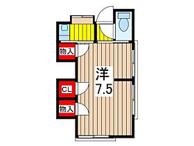 松山荘 203 ｜ 埼玉県戸田市喜沢１丁目（賃貸アパート1K・2階・17.90㎡） その2