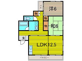 SKマンション11 304 ｜ 埼玉県川口市芝西１丁目（賃貸マンション2LDK・2階・65.40㎡） その2