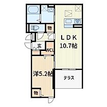 ラポーム北戸田 103 ｜ 埼玉県蕨市錦町６丁目（賃貸アパート1LDK・1階・39.96㎡） その2