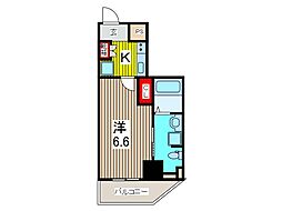 AZEST西川口 1Kの間取図画像