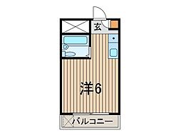 メゾンドラフォーレ ワンルームの間取図画像