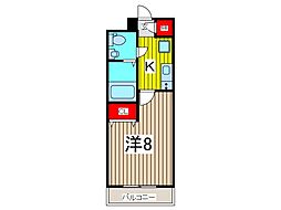 アルファコート西川口22 1Kの間取図画像