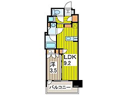サンクレイドル川口並木 1LDKの間取図画像