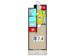 アルファコート西川口22 1Kの間取図画像