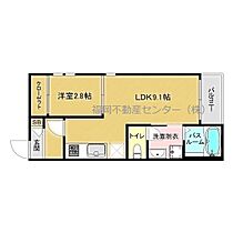 福岡県福岡市東区松崎４丁目（賃貸アパート1LDK・1階・30.08㎡） その2