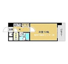 福岡県福岡市博多区千代３丁目（賃貸マンション1K・4階・21.37㎡） その2