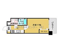 福岡県福岡市博多区堅粕３丁目（賃貸マンション1K・8階・23.01㎡） その2