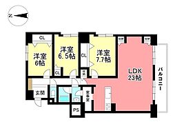 間取図画像 3LDK