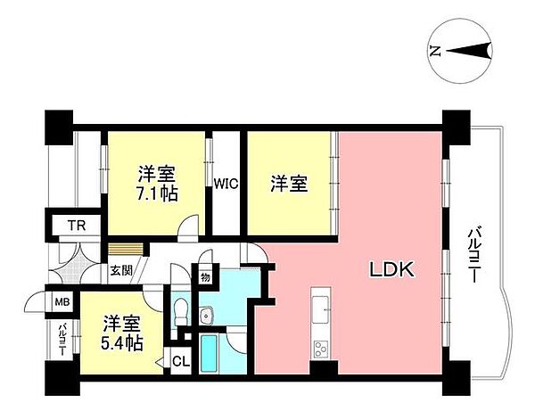 間取りを拡大表示