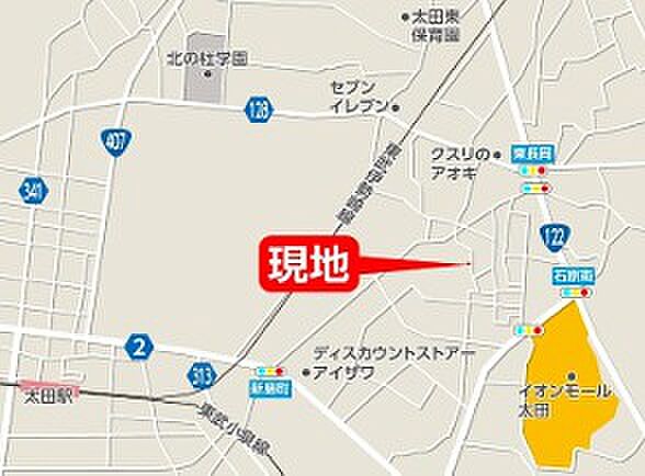地図を拡大表示