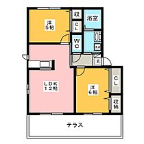 パークハイムベガ  ｜ 愛知県江南市五明町当光地（賃貸アパート2LDK・1階・54.70㎡） その2