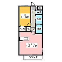 ザ・シーン王塚II  ｜ 愛知県江南市宮後町王塚（賃貸アパート1LDK・1階・45.63㎡） その2