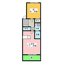 スプリングベル  ｜ 愛知県江南市今市場町高根（賃貸アパート1LDK・1階・40.31㎡） その2