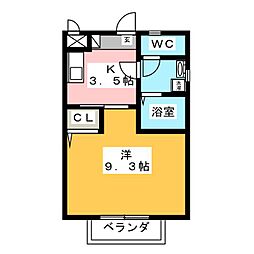 間取図画像 1K