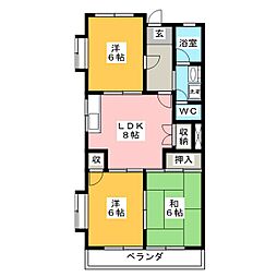 間取図画像 3LDK