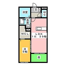 間取図画像 1LDK