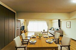 グレースコーポまきのＡ棟 1LDKのリビング/ダイニング