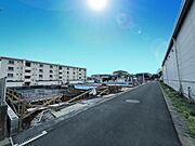 4/5撮影 1号棟は着工となりました。建築の様子を随時更新予定です。