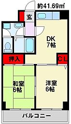 ダイナコート折尾II 2階
