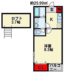 ソレイユ学研台 2階
