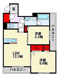 レスポワール K・H 3階