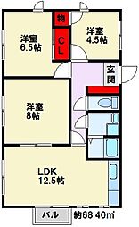 ラビータ学園台 2階