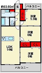 物件の間取り