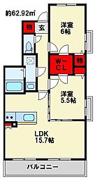 JR鹿児島本線 陣原駅 徒歩10分 2階/-
