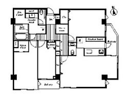 オンデンフラットの間取図画像