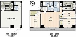 ライオンズマンション日本橋の間取図画像