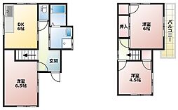 岩出市西野戸建 3DKの間取り