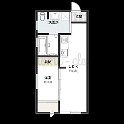 新築KOYA430 1LDKの間取図画像